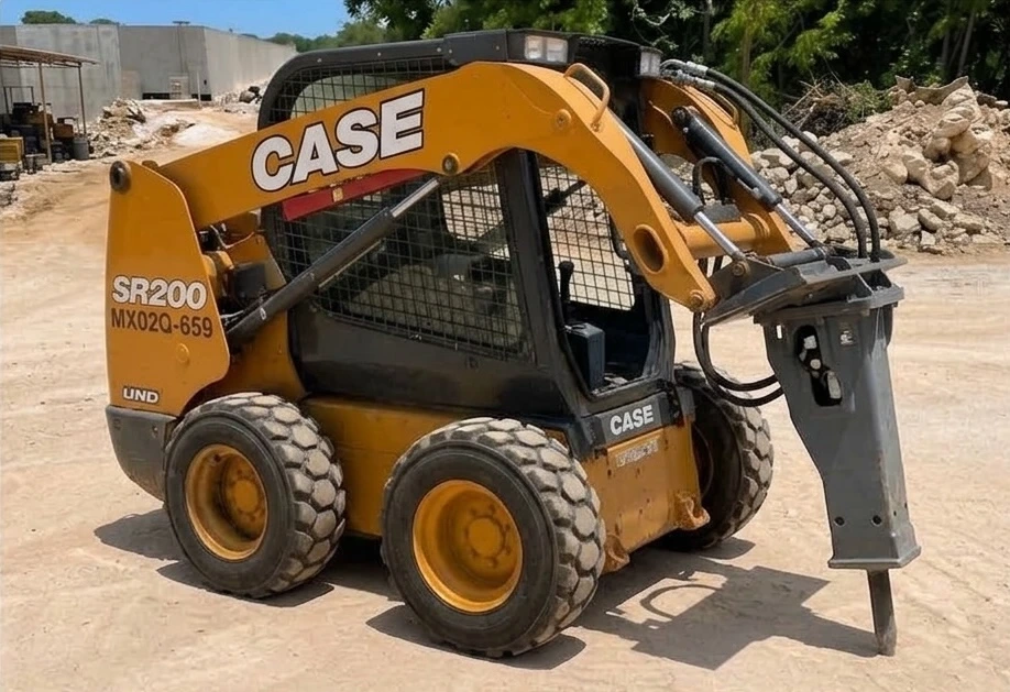 MINICARGADOR CASE SR-200 C/MARTILLO O SIMILAR