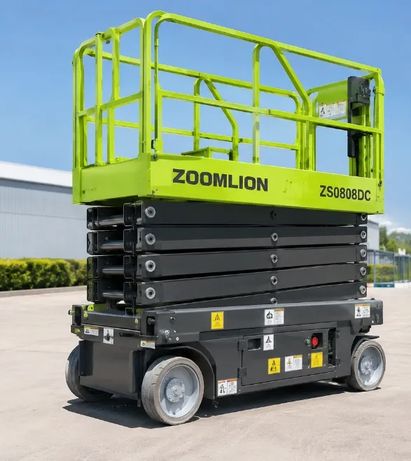 PLATAFORMA ELECTRICA DE TIJERA ZOOMLION 8 m - 230 kg O SIMILAR
