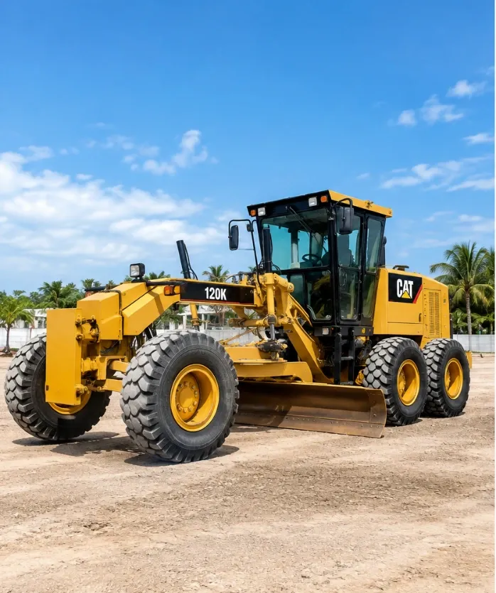 COMBO DE MOTOCONFORMADORA CATERPILLAR + VIBROCOMPACTADOR  LIU GONG O SIMILAR