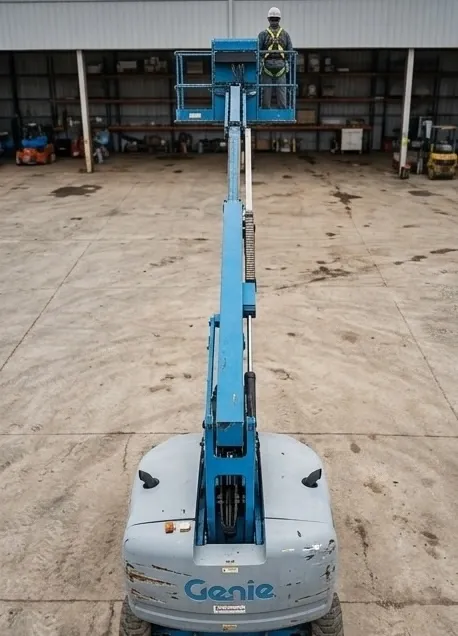 PLATAFORMA DE COMBUSTION ARTICULADA GENIE 20.87 m ALTO x 12.42 m HORIZONTAL O SIMILAR
