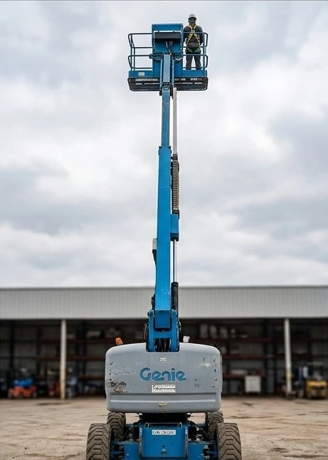 PLATAFORMA DE COMBUSTION TELESCÓPICA GENIE 19.79 m ALTO x 15.48 m HORIZONTAL O SIMILAR